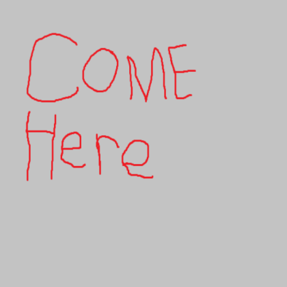 creepy blood words Roblox decal