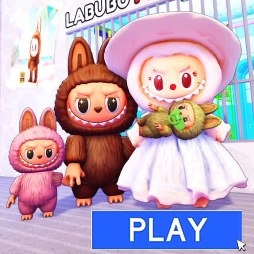 ☕ LABUBU FAMILY PRISON RUN! (Obby) official Roblox game thumbnail