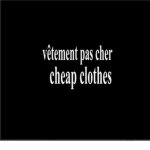 vêtements pas cher/cheap chlothes