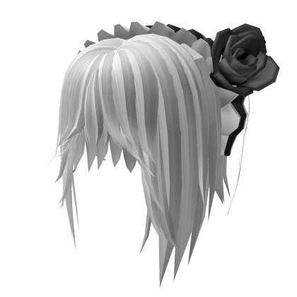 💵 Gothic White Wolf Cut Hair Roblox item