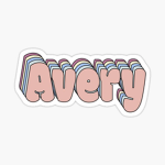 Avery’s clothing! :)