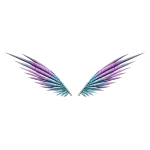 [ pbr ] Silver-Veined Pastel Wings [ v3-A ]