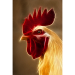 neon chickens