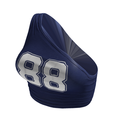 Sporty Crop Top Numbered (Dark Blue)