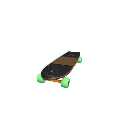 Skateboard with regenerating script