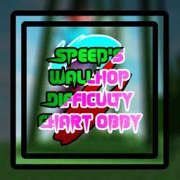 (NERFS) Speed's Wallhop Difficulty Chart Obby 2 icon