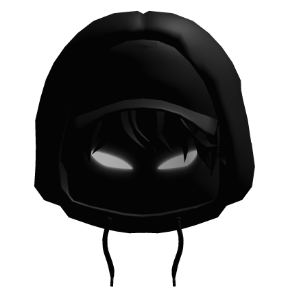 Vkei Tryhard Hair Anime Hood White Glowing Eyes