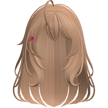 masha long wispy honey blonde anime hair roshidere Roblox item