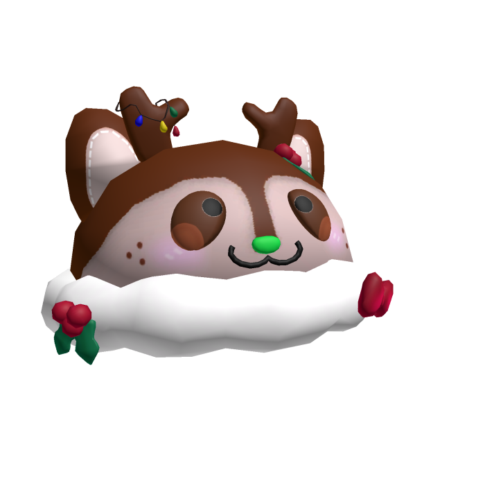 Cute silly winter christmas reindeer kawaii hat