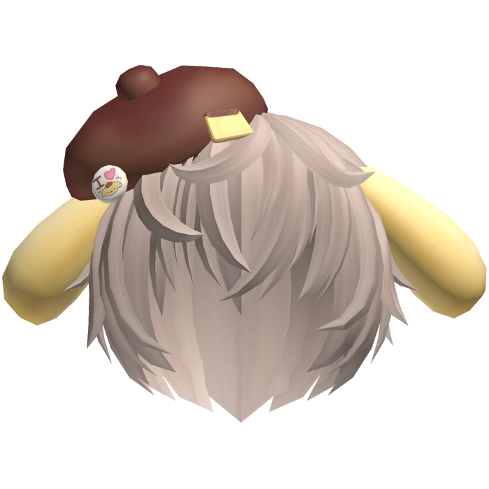 ♡ cute kawaii pompompurin boy hair 🍮 light brown