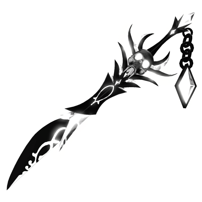🔆 Black & White Evil Grim Reaper Sword [Emissive]