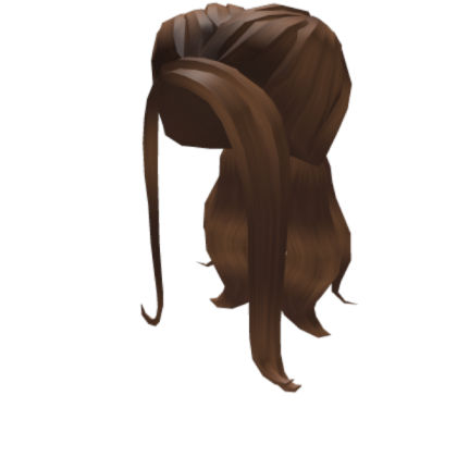 hair brown Roblox decal