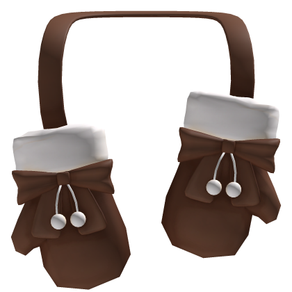 Christmas Brown Neck Gloves