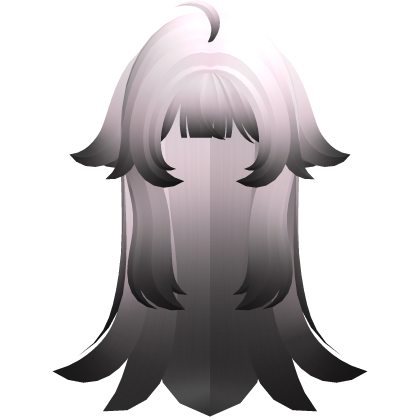 pink ombre messy vkei long wispy hair w tufts