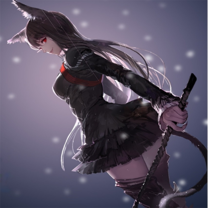 anime black cat Roblox decal
