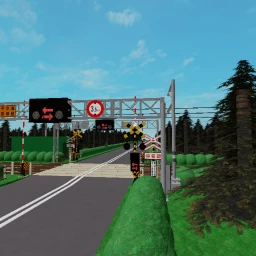 Taiwan railroad crossing icon