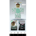 Cow bleu green