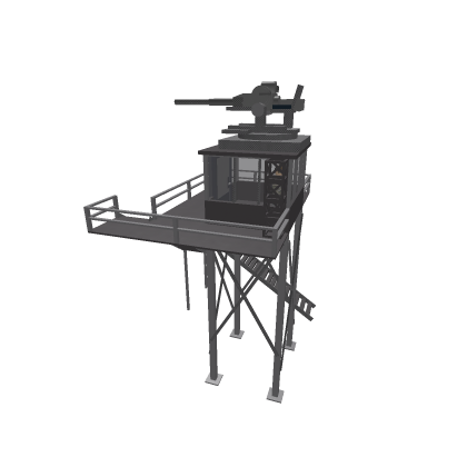 Military Flak Cannon Tower