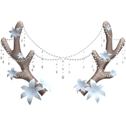 Ethereal Christmas Fairy Fawn Antlers w/ Jewels