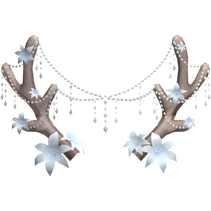 Ethereal Christmas Fairy Fawn Antlers w/ Jewels