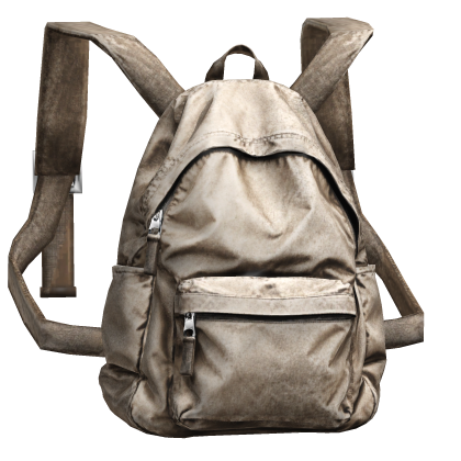Grunge Emo Beige Backpack