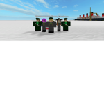 The robloxain green guard