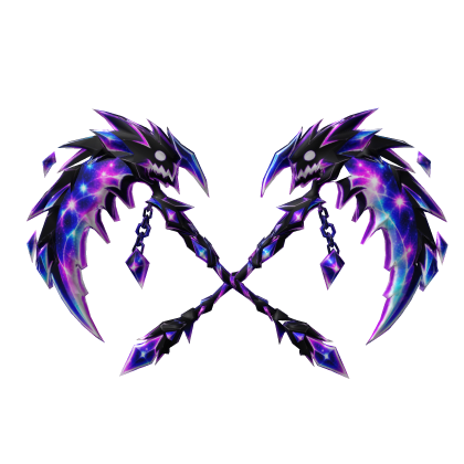 Cartoony Galaxy Void Dual Scythes 🌌