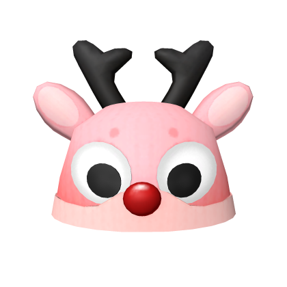 Reindeer Beanie in Pink Roblox item