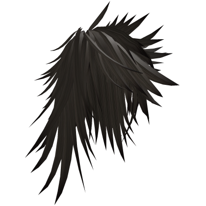 Black n White Scene Messy Spiky Hair