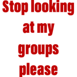 read the group icon