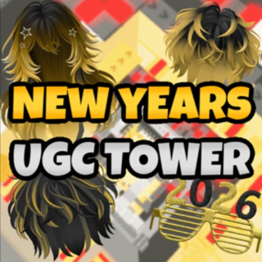 NEW YEARS UGC TOWER official Roblox game thumbnail