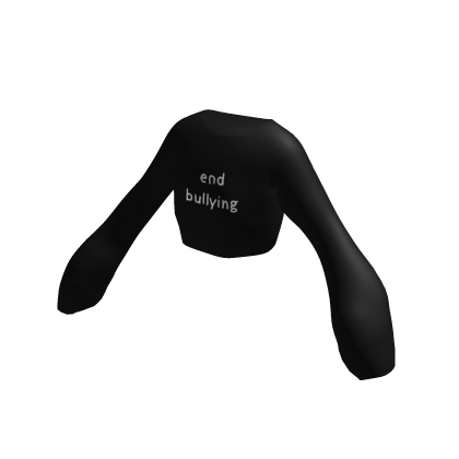 End Bullying Black Oversized Crop Top Sweater thumbnail