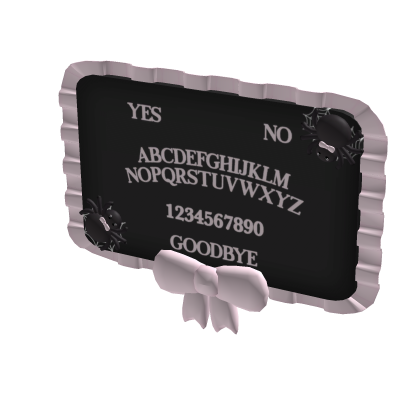 halloween cutesy ruffled scary board