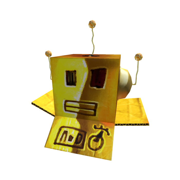 Golden HelperBot Head | Forsaken