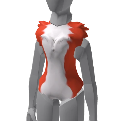 Red furry fox - Torso | Roblox Item - Rolimon's