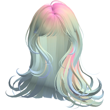 Silky Long Angelic Swirly Hair (Rainbow)