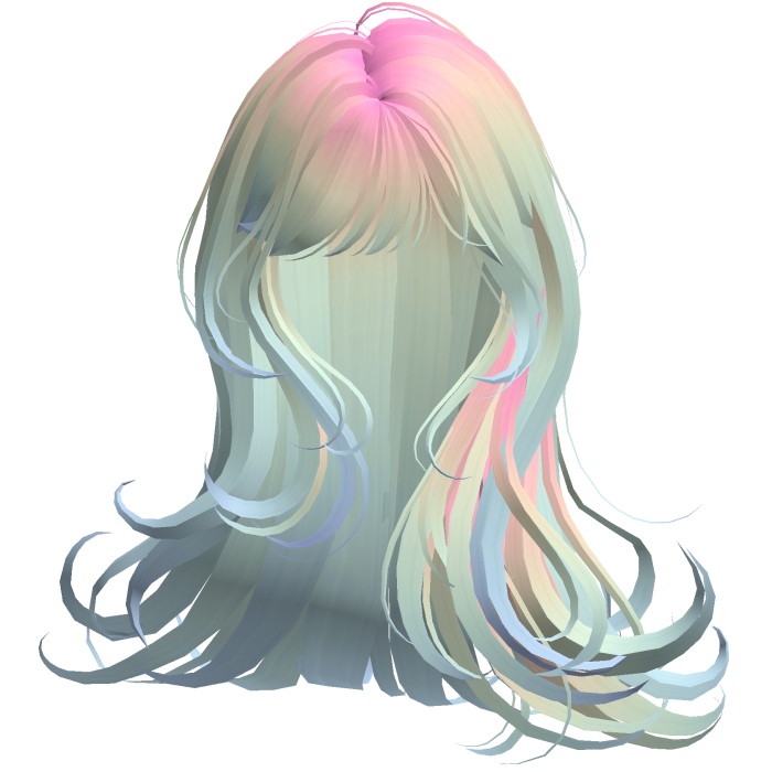 Silky Long Angelic Swirly Hair (Rainbow)