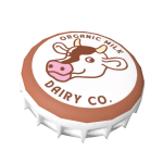 Chocolate Milk Bottle Cap