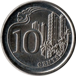 Singapore 10 Cent - 3rd series
