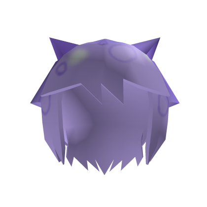 Low ploy Soda Cat hair (purple)