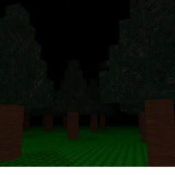 Scary forest icon