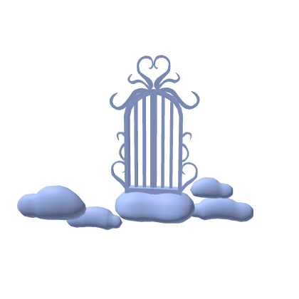 Heaven's Gates Pastel Blue (Horns Addon) Roblox item