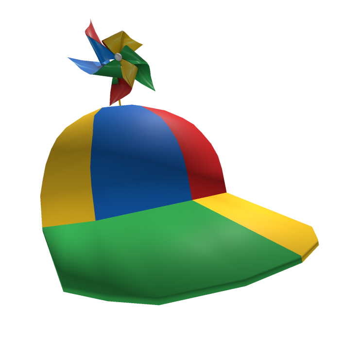 Multicolor Pinwheel Propeller Cap