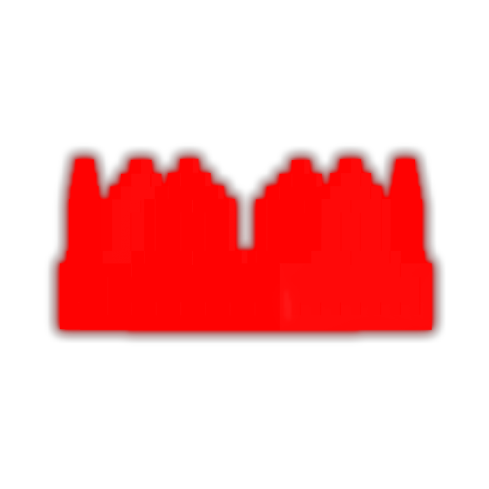 [EMISSIVE ADDON] Red Glowing 8-Bit Royal Crown