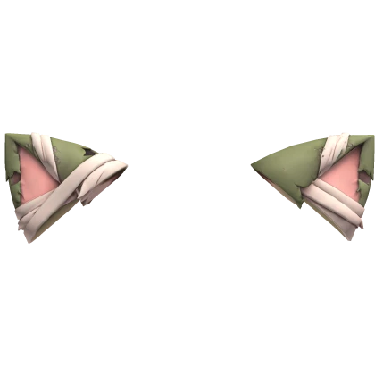 halloween zombie ears with bandage Roblox item render