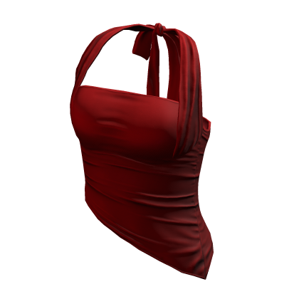 Tube Top Red Short Tight Baby Baddie Tee Shirt Y2K thumbnail