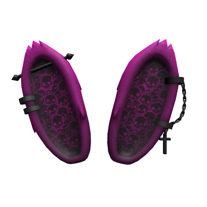 Pink Halloween Punk Bunny Ears