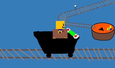 cart ride into soup