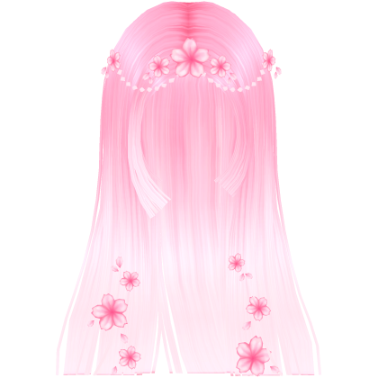 Glowy Sakura Princess Hime Cut (Pink Soda) Roblox item