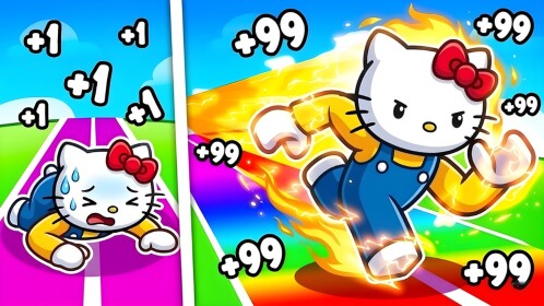 🎀 +1 Speed HELLO KITTY Escape 🎀